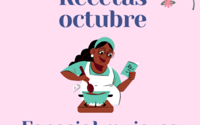 Recetas mes de octubre. Especial mujeres